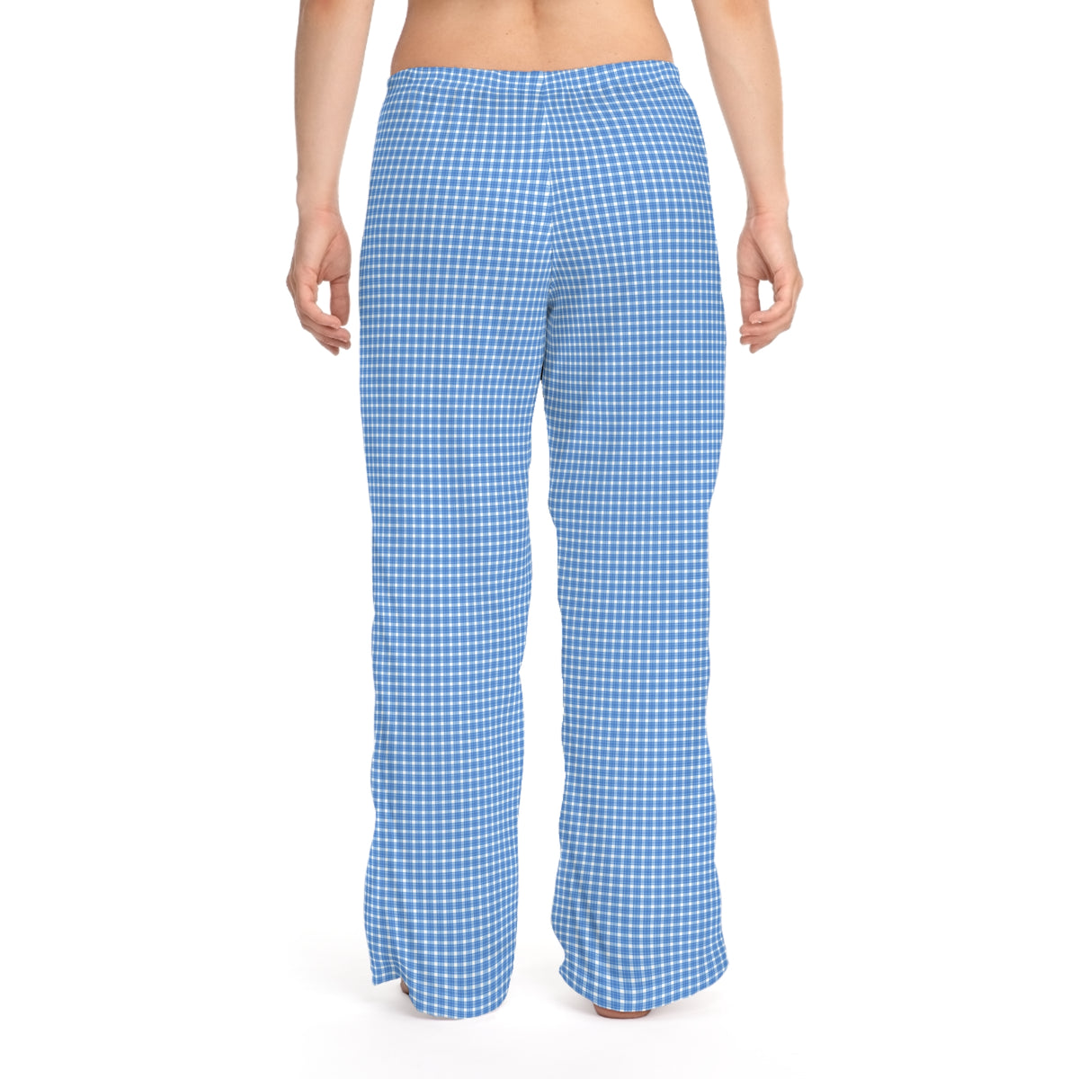 Blue Plaid Women’s Pajama Pants — Cozy Lounge Sleepwear