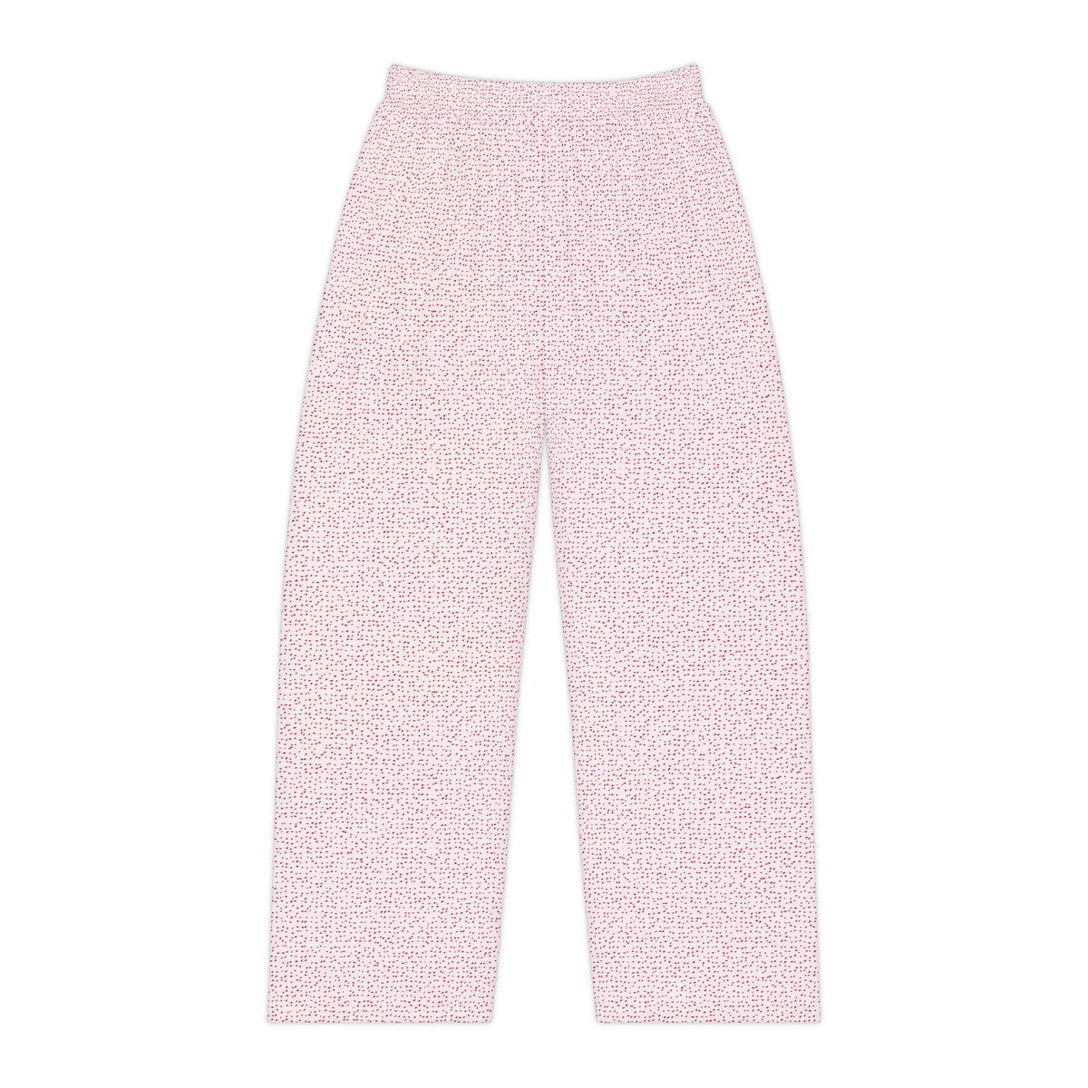 Women's Pajama Pants — Pink Heart Scatter All-Over Print Sleepwear