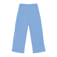 Blue Plaid Women’s Pajama Pants — Cozy Lounge Sleepwear