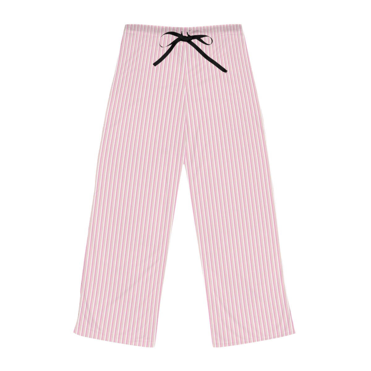 Light Pink Striped Women’s Pajama Pants — Cozy Lounge Sleepwear