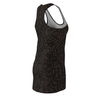 Brown Paisley Racerback Dress — Women's All-Over Print