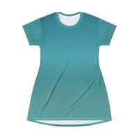 Green Knit T-Shirt Dress — Casual Cozy Summer & Holiday