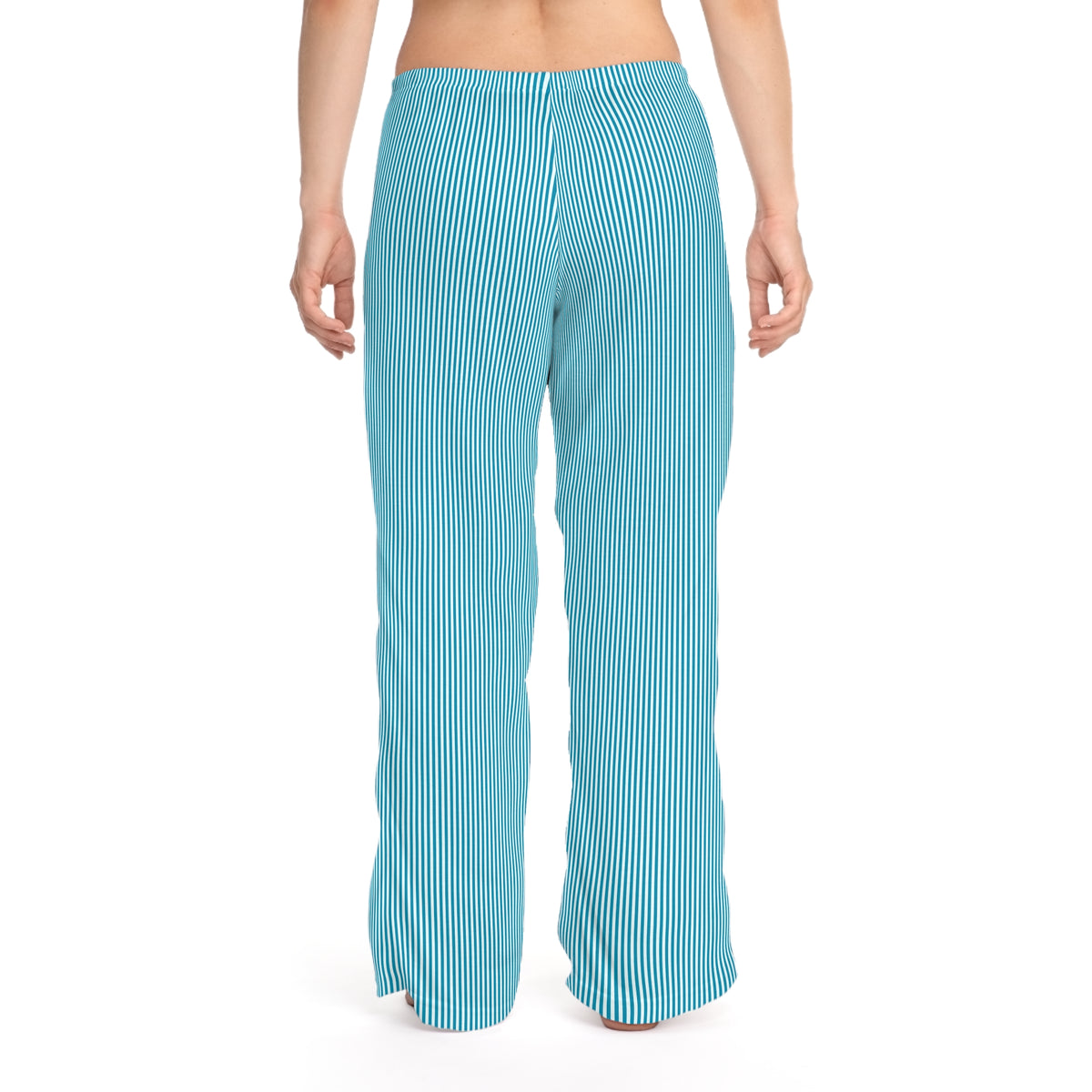 Blue Striped Women’s Pajama Pants — Cozy Lounge Sleepwear