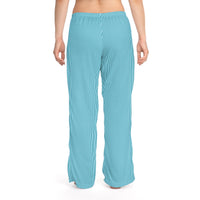 Blue Striped Women’s Pajama Pants — Cozy Lounge Sleepwear