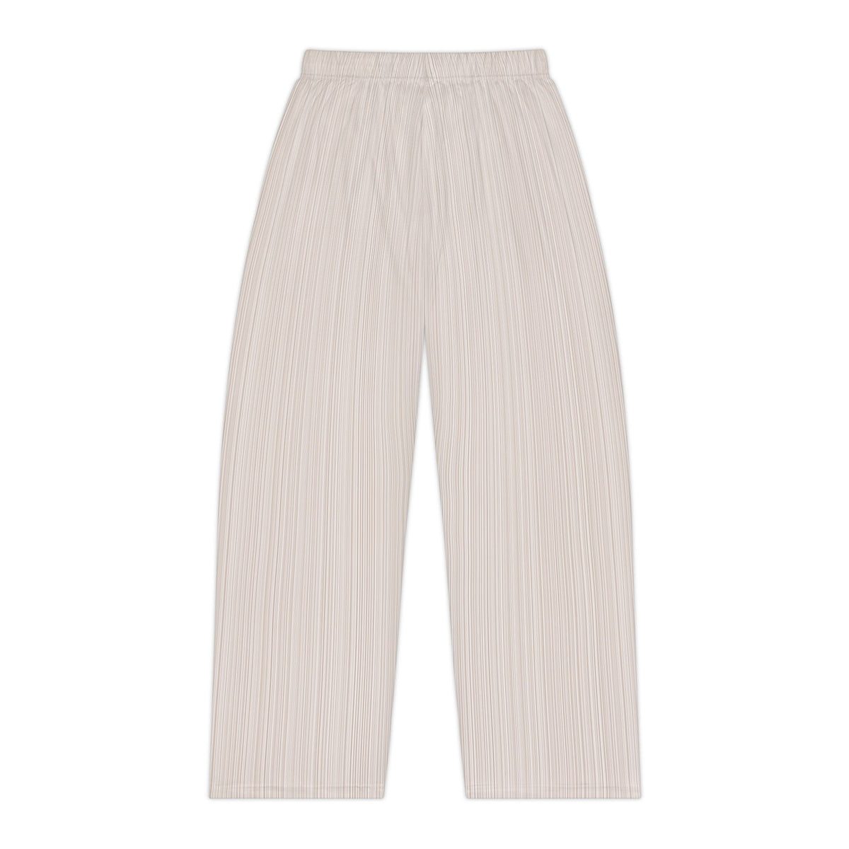 Women's Pleated Pajama Pants — Soft Striped Lounge Sleepwear
