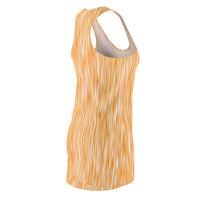 Zebra Print Racerback Athletic Sundress Dress