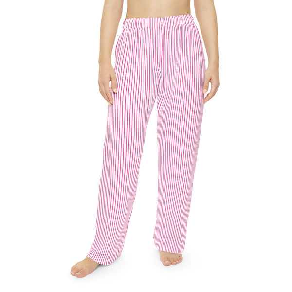 Pink Stripe Women's Pajama Pants — Cozy Lounge & Sleepwear