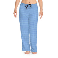 Blue Plaid Women’s Pajama Pants — Cozy Lounge Sleepwear