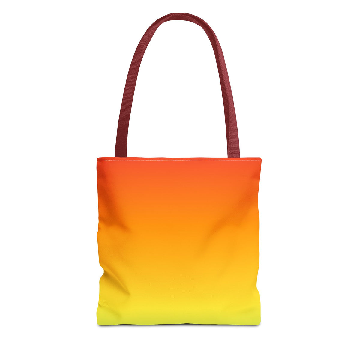All-Over Print Tote Bag — Yellow  Canvas Carryall