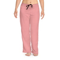 Pink Striped Women’s Pajama Pants — Cozy Lounge Sleepwear