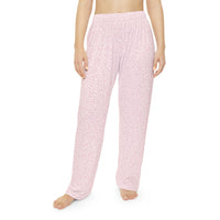 Women's Pajama Pants — Pink Heart Scatter All-Over Print Sleepwear