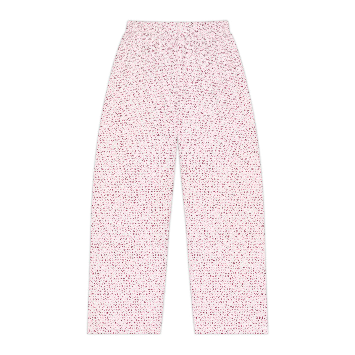 Women's Pajama Pants — Pink Heart Scatter All-Over Print Sleepwear
