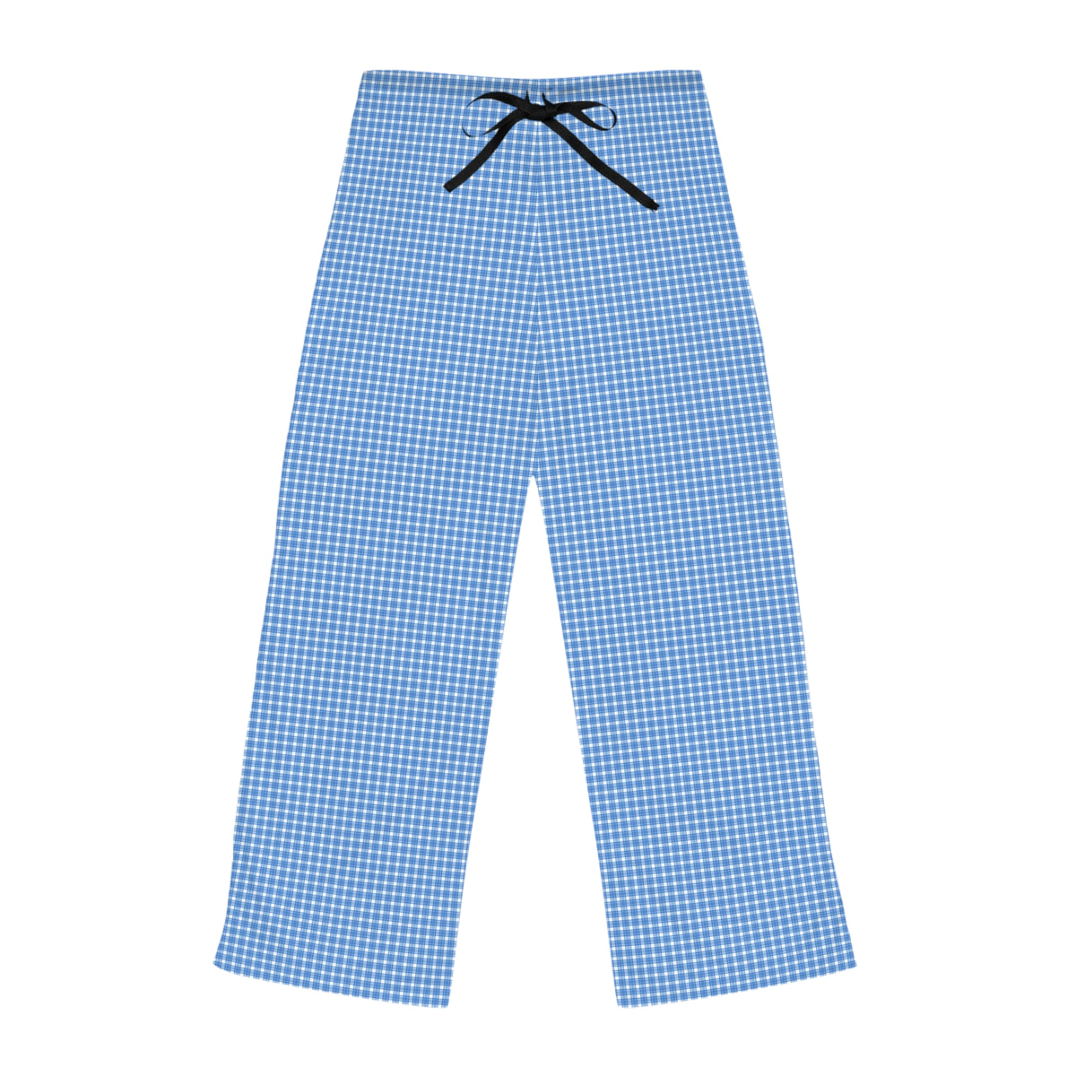Blue Plaid Women’s Pajama Pants — Cozy Lounge Sleepwear