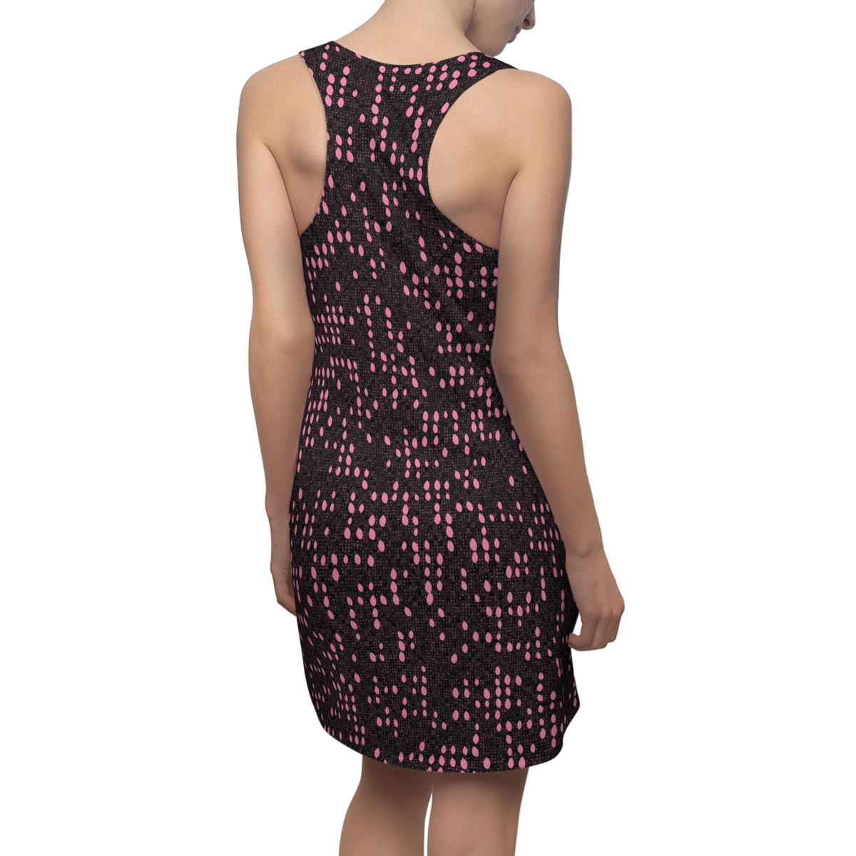 Pink Brown Racerback Dress — Women's All-Over Print