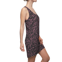 Pink Brown Racerback Dress — Women's All-Over Print