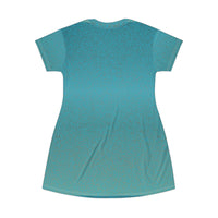 Green Knit T-Shirt Dress — Casual Cozy Summer & Holiday