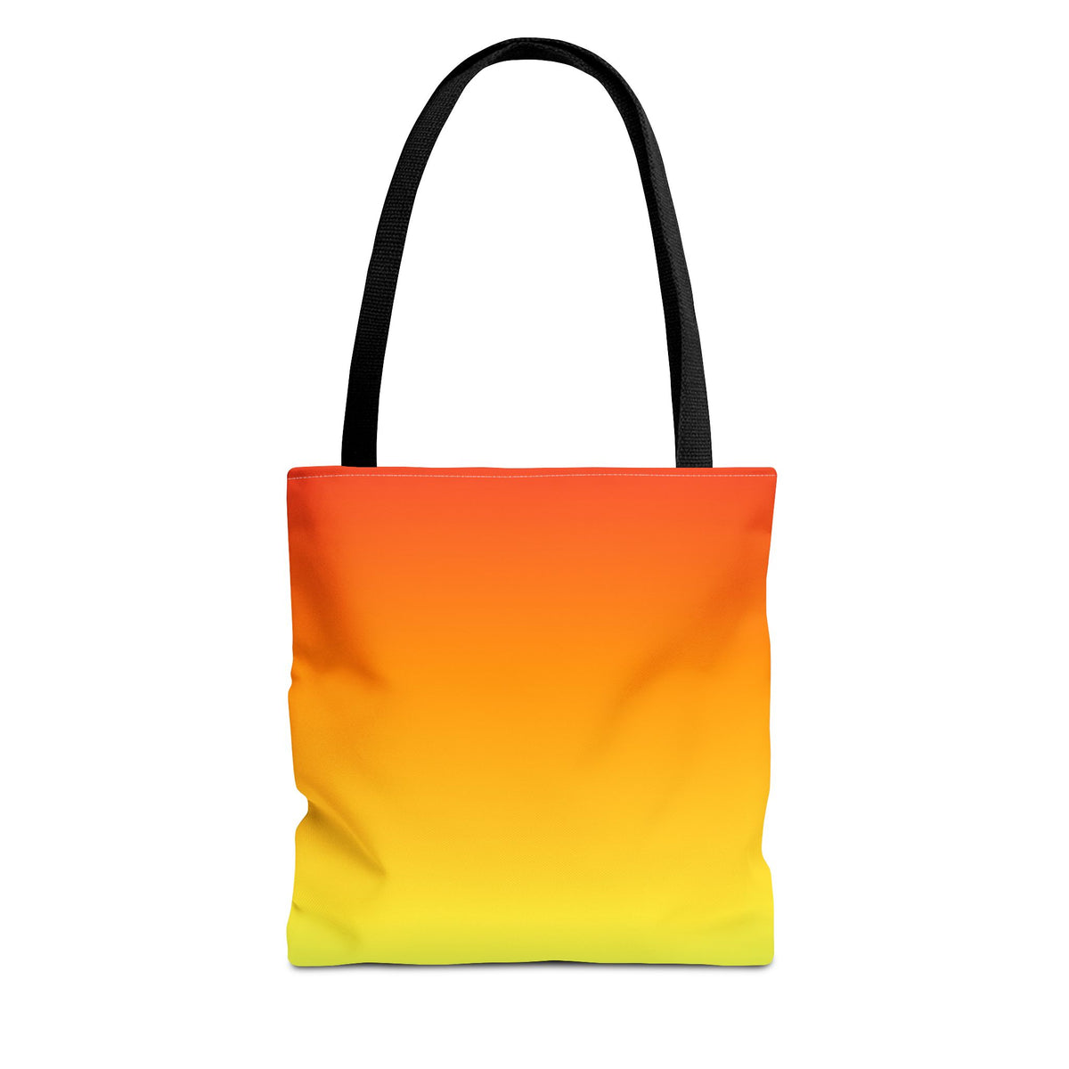 All-Over Print Tote Bag — Yellow  Canvas Carryall