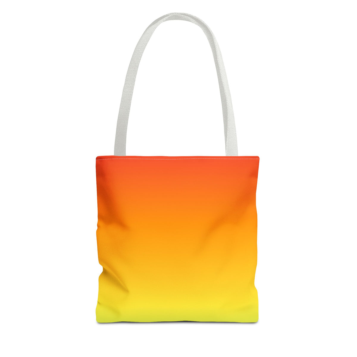 All-Over Print Tote Bag — Yellow  Canvas Carryall